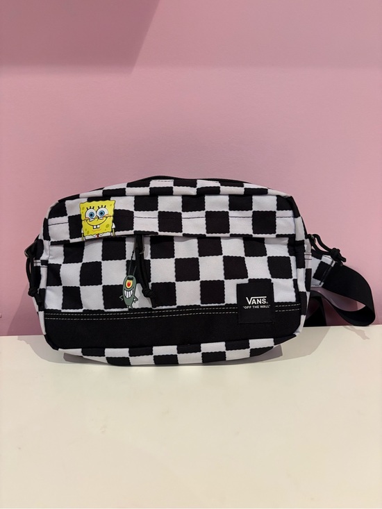 Vans Handbags - Vans x SpongeBob & Plankton Checkerboard Construct Cross Body Bag 💛🫧 Used Once